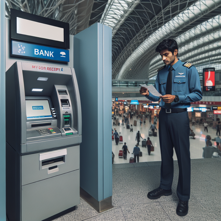 Airport Worker Stunned by Mysterious Receipt Left at ATM